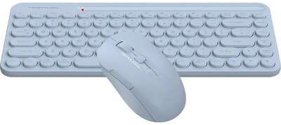 Комплект клавиатура+мышь беспров. A4TECH Fstyler FG3200 Air2 blue (USB, slim, Multimedia) (FG3200 AIR2)
