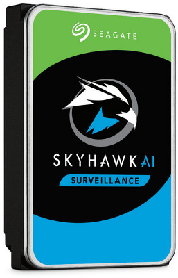 Жесткий диск Seagate SkyHawk AI HDD 3.5" SATA 8Tb, 7200 rpm, 256Mb buffer, 512e, ST8000VE001, 1 year
