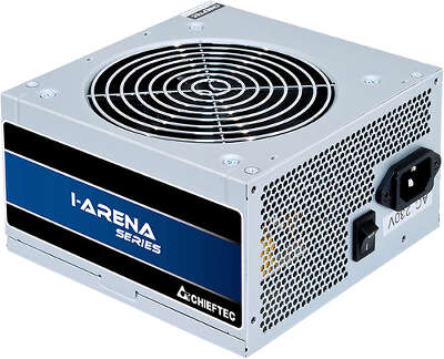 Блок питания Chieftec 500W OEM GPB-500S [iARENA] ATX v.2.3, КПД > 85%, A.PFC, 4PIN 12V, 1x PCI-E (6+2-Pin), 3