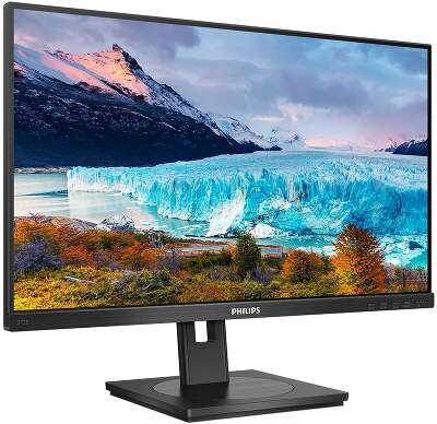 Монитор Philips 272S1M 27" (00/01) Black (IPS, 1920x1080, D-Sub+DVI+HDMI+DP, USB Hub, 4 ms, 178°/178°, 250 cd/m, 1000:1, MM, Pivot) (780753)
