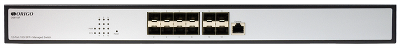Коммутатор ORIGO Управляемый L3 коммутатор, 12x10GBase-X SFP+, консольный порт RJ-45, комплект для установки в 19" стойку