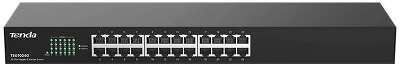 Tenda TEG1024G Коммутатор неуправляемый, 24 порта, 24x1 Гбит/с, установка в стойку, металлический корпус