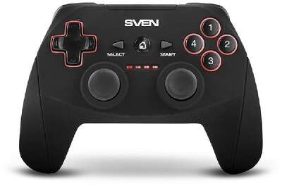 Беспроводной геймпад Sven GC-2040 (11 кл. 2 стика, D-pad, Soft Touch, PC/PS3/Android/Xinput)