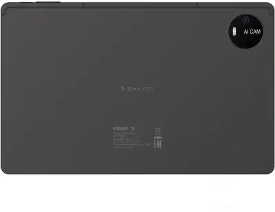 Планшет Digma Pro PRIME 18 T606 (1.6) 8C RAM6Gb ROM128Gb 11" IPS 2000x1200 4G Android 13 графит 13Mpix 5Mpix BT WiFi microSD 128Gb 8000mAh