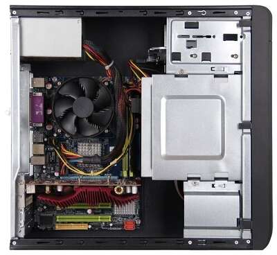 Корпус 3Cott S10 III 400W Black, черный, mATX, 400W (8802018012486)