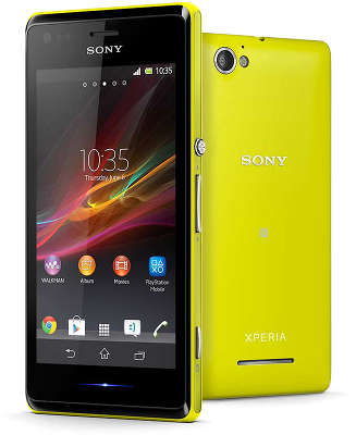 Смартфон Sony C1905 Xperia™ M, желтый