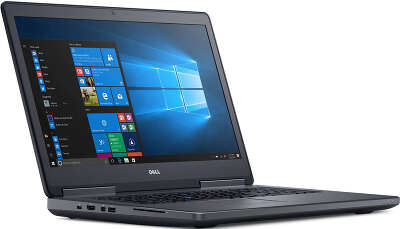 Ноутбук Dell Precision 7720 i7-7820HQ/16/2000/SSD256/P3000 6GB/17.3" IPS FHD/WiFi/BT/CAM/W10P