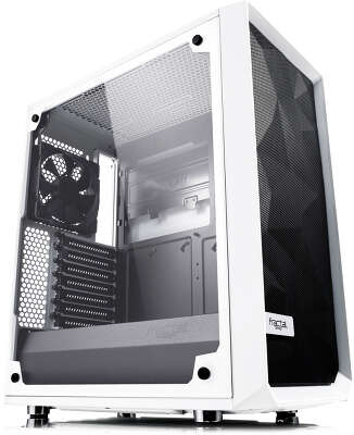 Корпус Fractal Design Meshify C TG, белый, ATX, Без БП (FD-CA-MESH-C-WT-TGC)