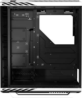 Корпус Aerocool [Project 7] P7-C1 , акриловое окно, белый, , ATX, без БП, 8 вариантов подсветки