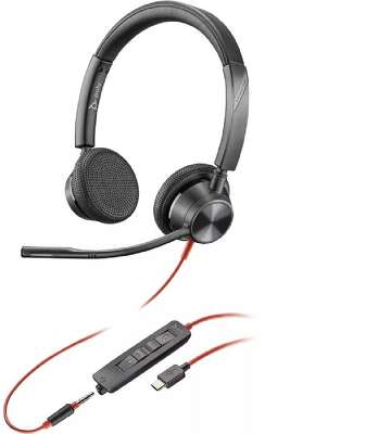 Poly BW 8X221AA 3325 -M USB-C HS +USB-C/A Гарнитура проводная