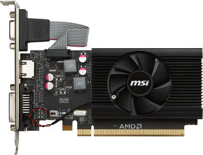 Видеокарта MSI AMD Radeon R7 240 1Gb DDR3 PCI-E VGA, DVI, HDMI