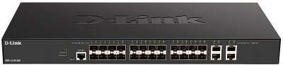 Коммутатор D-Link DXS-1210-28S/A1A Коммутатор Настраиваемый L2+ коммутатор с 24 портами 10GBase-X SFP+ и 4 портами 10GBase-T, RTL {5}