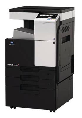 Лазерное многофункциональное устройство Konica Minolta bizhub 287 (МФУ, A3, 28 стр./мин, без крышки и ADF, без тумбы, без картриджей, без кабеля питания, запуск только инженером платно)
