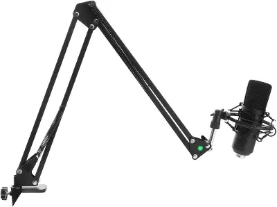 Микрофон проводной Оклик SM-700G 2.5м черный