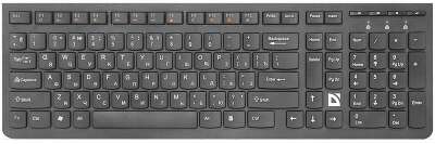 Клавиатура беспроводная DEFENDER UltraMate SM-535 black (USB, 108 клавиши) (45535)