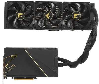 Видеокарта GIGABYTE NVIDIA nVidia GeForce RTX 4090 AORUS XTREME WATERFORCE 24Gb DDR6X PCI-E HDMI, 3DP