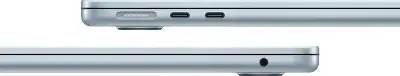 Ноутбук Apple MacBook Air A3240 M4 10 core 16Gb SSD256Gb/8 core GPU 13.6" Liquid Retina (2560x1664) macOS lt.blue WiFi BT Cam (MC6T4X/A)