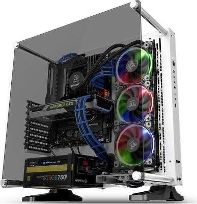 Корпус Thermaltake Core P3 TG Snow, белый, ATX, Без БП (CA-1G4-00M6WN-05)