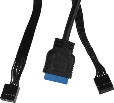 Корпус AeroCool Glider-G, черный, ATX, Без БП (Glider Cosmo-G-BK-v1)