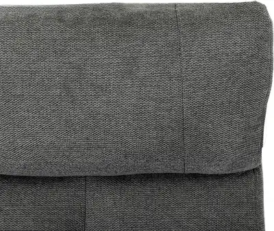 Кресло для дома Бюрократ _Baron с пуфом серый металл черный крестов. (_BARON/GREY)