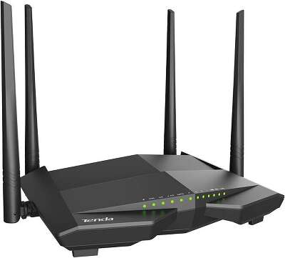 Tenda V12 Двухдиапазонный Wi-Fi гигабитный VDSL/ADSL модем-маршрутизатор AC1200, 2,4/5 ГГц, до 1167 Мбит/с