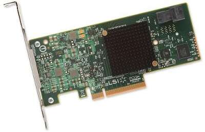 RAID-контроллер Broadcom LSI MegaRAID SAS 9341-4i SGL (LSI00419 / 05-26105-00(G) PCIe 3.0 x8 LP, SAS/SATA 12G, RAID 0,1,5,10,50, 4port(1*int SFF8643), 3008ROC, {5}, (003099)