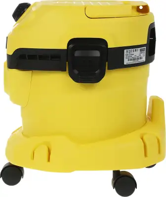 Строительный пылесос Karcher WD 2 Plus V-12/6/18/C 1000Вт (уборка: сухая/влажная) желтый
