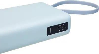 Внешний аккумулятор со встроенным кабелем Xiaomi 67W Power Bank 20000 (Integrated Cable) Ice Blue (BHR08O8GL)