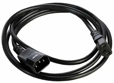 Шнур питания NTSS NTSS-PC13141 C13-С14 проводник.:3x0.75мм2 1м 220В 10А черный