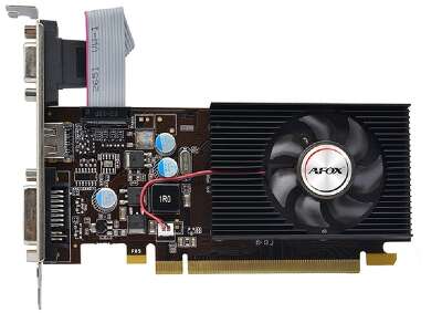 Видеокарта AFOX Geforce G210 LP 1GB, DDR3 64-bit, VGA/DVI/HDMI  Fan (AF210-1024D3L5) RTL 