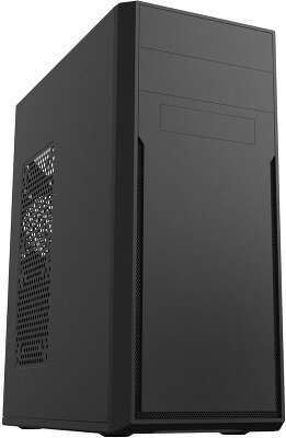 Корпус FOXLINE MidiTower FL-302-FZ500R черный (ATX, 500 Вт, 2xUSB2.0, no FAN) (FL-302-FZ500R)