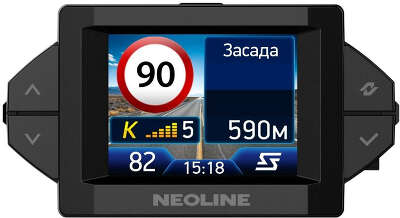 Видеорегистратор с радар-детектором Neoline X-COP 9350c GPS черный