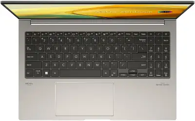 Ноутбук Asus Zenbook 15 OLED UM3504DA-MA197 Ryzen 5 7535U 16Gb SSD512Gb AMD Radeon 660M 15.6" OLED 2.8K (2880x1620) без ОС grey WiFi BT Cam Bag (90NB1163-M007B0)