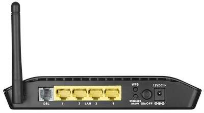 D-Link DSL-2640U/RB/U2B Беспроводной маршрутизатор N150 ADSL2+, 4x100Base-TX LAN, 1xDSL, Annex B