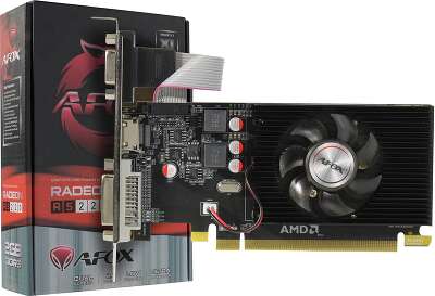 Видеокарта AFOX AMD Radeon R5 220 2Gb DDR3 PCI-E VGA, DVI, HDMI