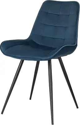 Стул для дома Бюрократ CH-K2 синий Holland 58 металл черный на ножках (CH-K2_1/HL58)