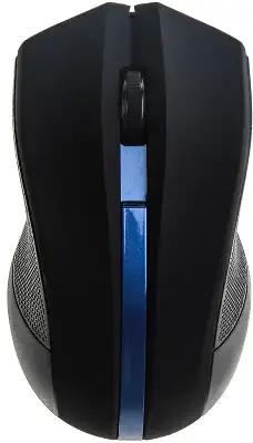Мышь Оклик 615MW черный/синий оптическая 1200dpi беспров. USB для ноутбука 3but (412862)