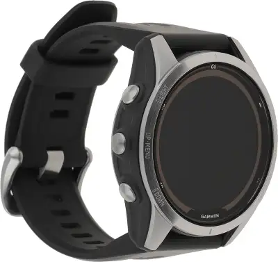Смарт-часы Garmin Fenix 7S Pro 30.4мм 1.2" transflective корп.серебристый рем.графитовый (010-02776-00)