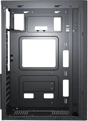 Корпус KingPrice KPCC-MD203 черный без БП ATX 1x80mm 3x120mm 2xUSB2.0 audio