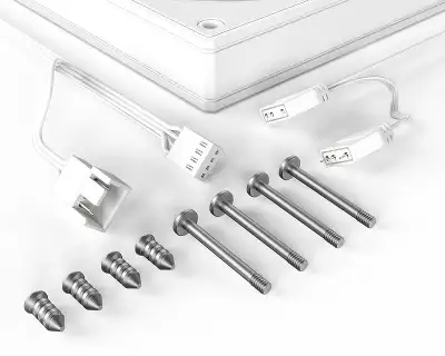 Вентилятор для корпуса ID-Cooling AS-140-ARGB-W ARGB 140х140x25 белый 4-pin 24.9дБ Ret