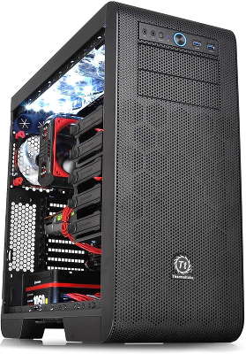 Корпус Thermaltake Core V51 Black w/o PSU,Window,CA-1C6-00M1WN-00