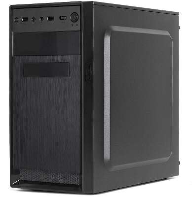 Корпус CROWN CMC-4220, черный, mATX (CM-PS500W ONE)