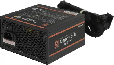 Блок питания 850W Zalman GigaMax III ZM850-GV3 (ATX Ver 3.0, APFC, 80+ BRONZE , fan 12cm) Ret