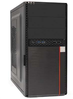 Exegate EX284039RUS Корпус Minitower BA-204U Black, mATX, <без БП>, 2*USB+2*USB3.0, Audio