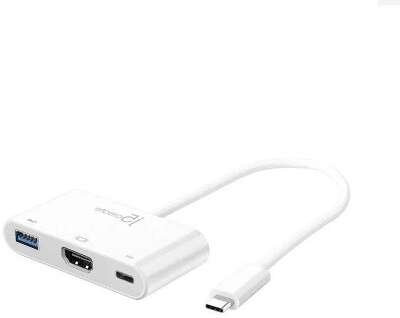Переходник j5create USB-C на HDMI и USB Type-A 3.0/Power Delivery
