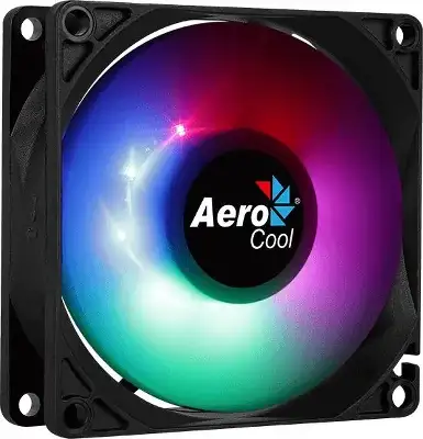 Вентилятор AeroCool Frost 8, 80мм, 1500rpm, 28.3 дБ, 3pin+Molex, 1шт, FRGB