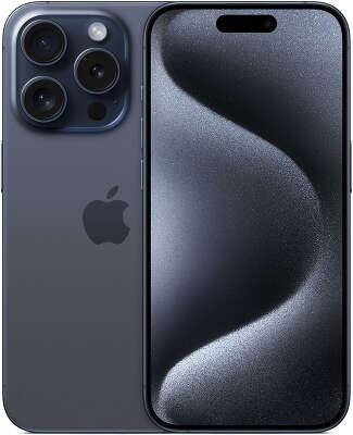 Смартфон Apple A3101 iPhone 15 Pro 1Tb синий титан моноблок 3G 4G 1Sim 6.1" 1179x2556 iOS 17 48Mpix 802.11 a/b/g/n/ac/ax NFC GPS GSM900/1800 Protect