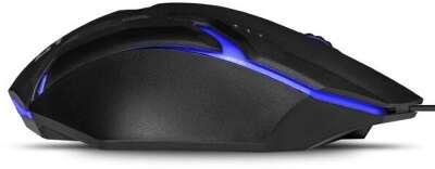 Exegate EX289491RUS Мышь ExeGate Gaming Standard Laser GML-17 (USB, лазерная, 1200dpi, 3 кнопки и колесо прокрутки, длина кабеля 1,5м, черная, Color box)  