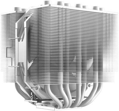 Вентилятор для процессора ID-COOLING SE-207 XT SLIM SNOW (Soc AM4/AM5/115x/1200/1700/2011/2026, 120mm, 1800rpm, 35.2 дБ, 220W, PWM 4-pin, Al+Cu)