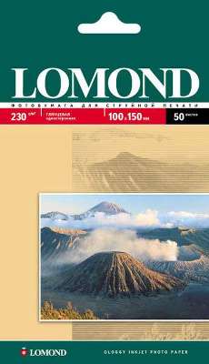 Фотобумага Lomond, 10x15, 230 г/м2, глянцевая, 50л (0102035,0102087)